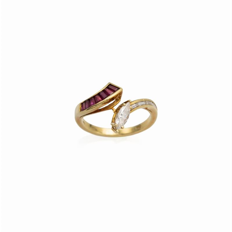 Anello Contrarié in Oro Giallo 18kt