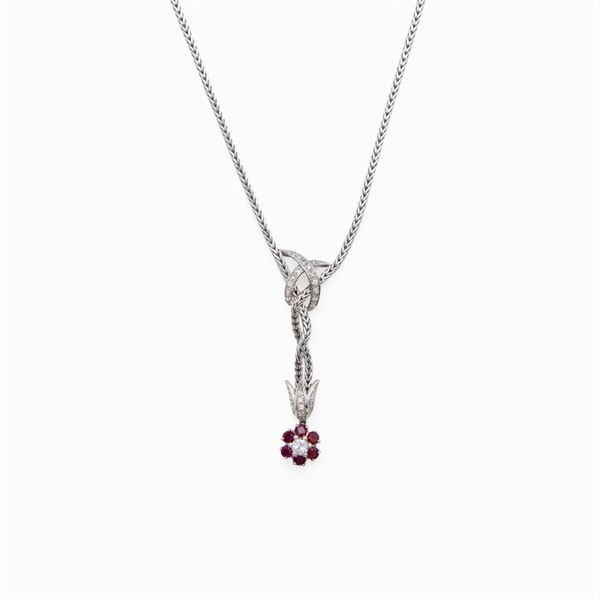 Collana in oro bianco 18kt