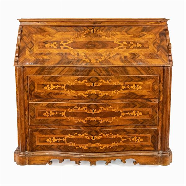 Chest of drawers in various woods