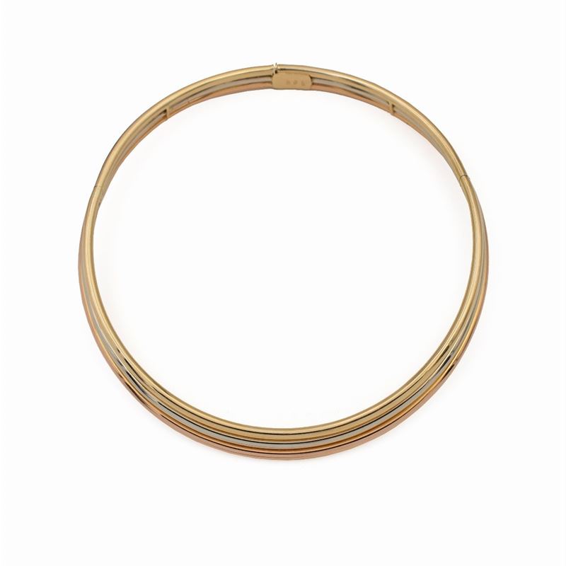 Weingrill Golino in Oro a Tre Colori 18kt