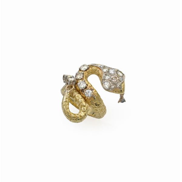 F. Moroni snake ring
