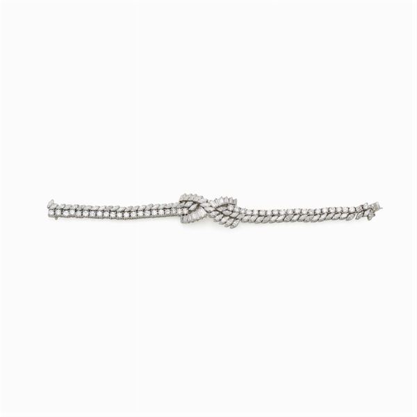 18kt gold and diamonds bracelet