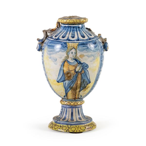 Vaso in maiolica