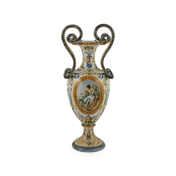 Vaso in maiolica