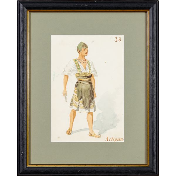 Atelier Attilio Comelli  (Italia, 1904 circa)  - Asta Opere del XIX e XX secolo Web Only - Colasanti Casa d'Aste