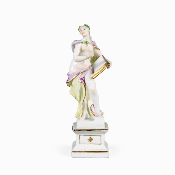Polychrome porcelain group