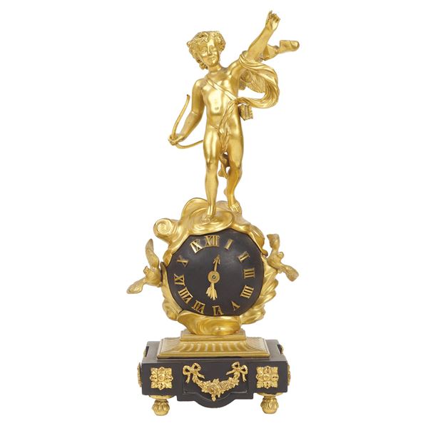 Orologio da tavolo in bronzo