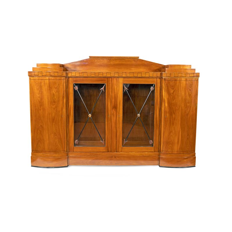 Grande Credenza in Mogano Intarsiata