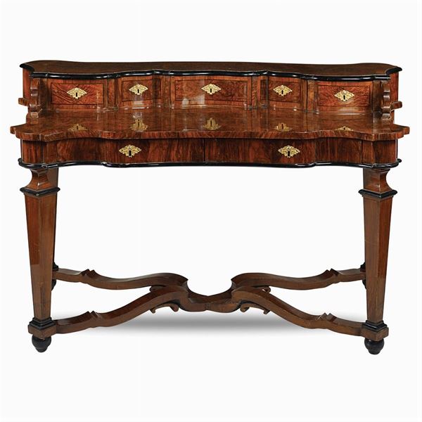 San Filippo walnut writing table