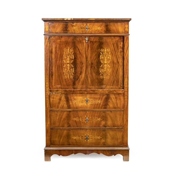 Secretaire in mogano