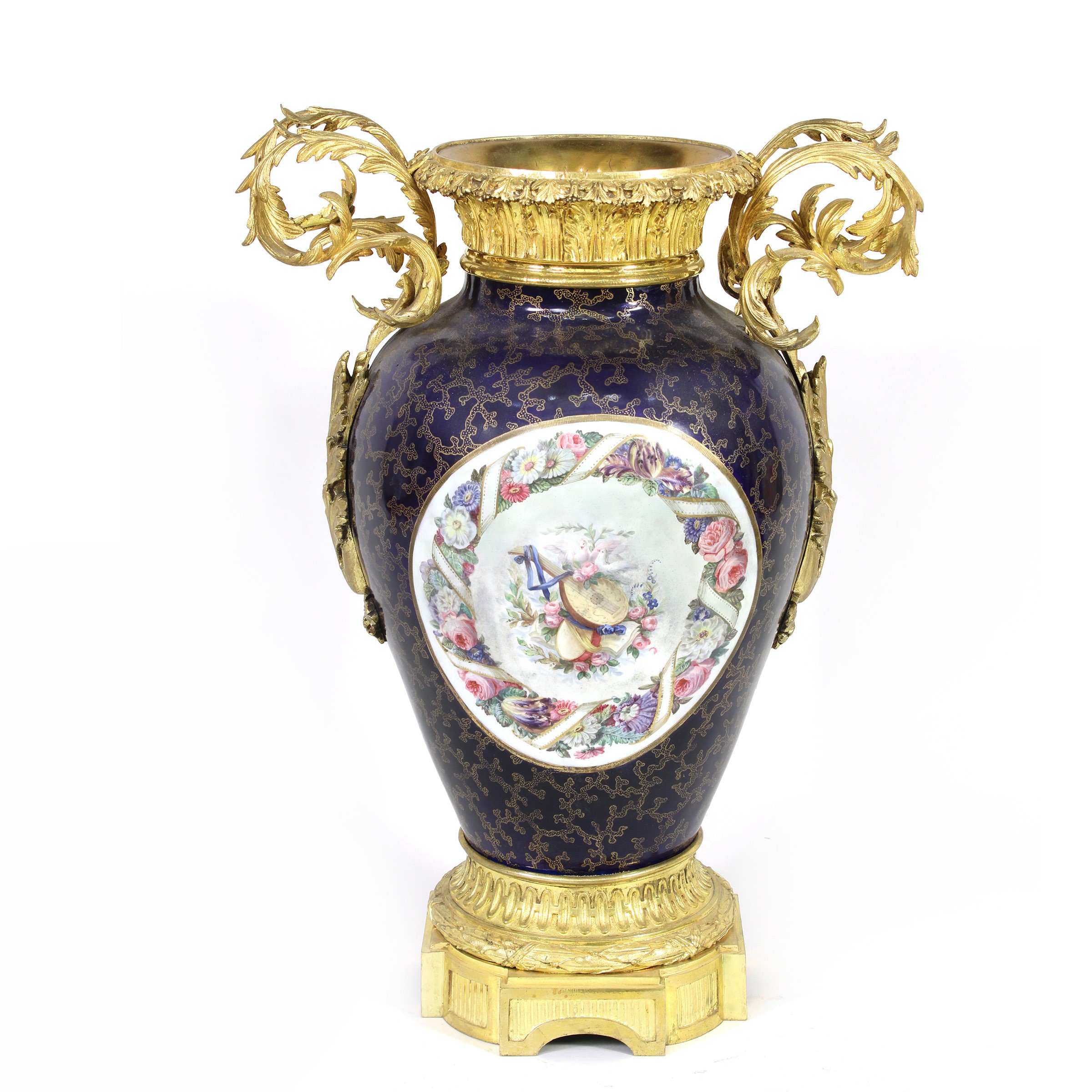 Grande Vaso in Porcellana Policroma