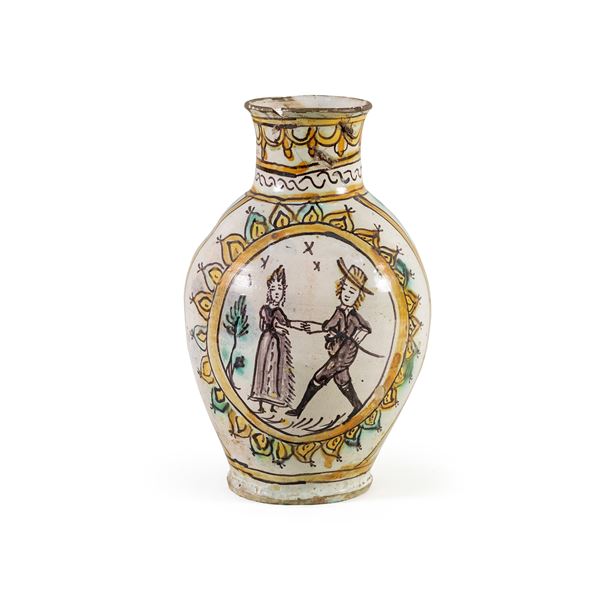 Vaso in maiolica Caltagirone