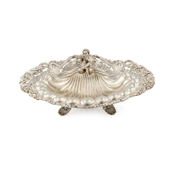 Silver centerpiece  (Italy, 20th century)  - Auction Fine Silver and the Art of the Table - Colasanti Casa d'Aste