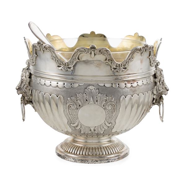 Silver and vermeil Punch cup  (Italy, 20th century)  - Auction Fine Silver and the Art of the Table - Colasanti Casa d'Aste