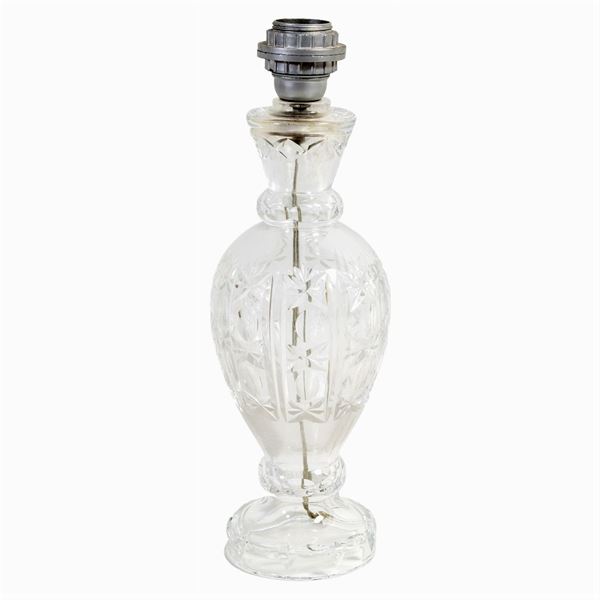 Glass table lamp
