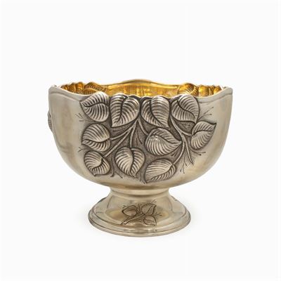 Rinfrescatoio in Argento e Vermeil