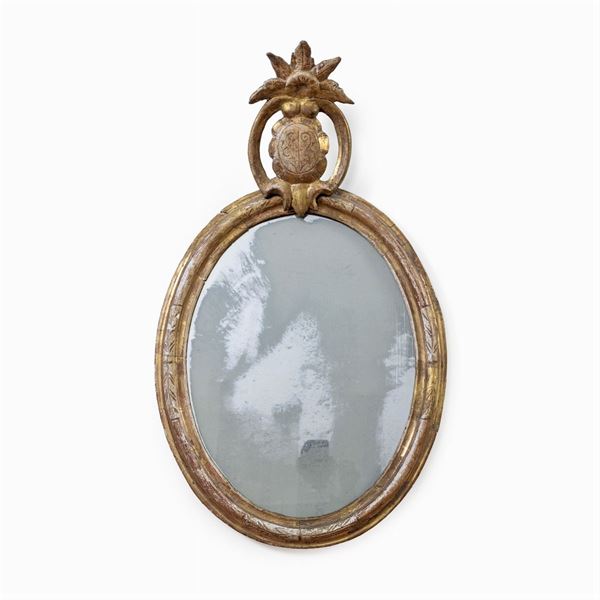 Gilded wood Wall mirror