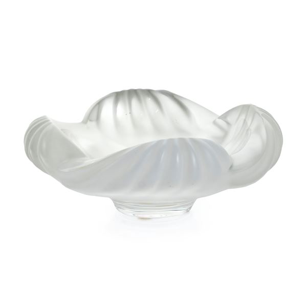 Lalique, crystal ashtray  (France, 1990s)  - Auction Fine Silver and the Art of the Table - Colasanti Casa d'Aste