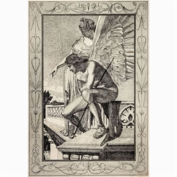 Max Klinger  (Lipsia 1857 - Großjena 1920)  - Asta Dipinti Antichi, Arredi, Sculture e Oggetti d'Arte - Colasanti Casa d'Aste