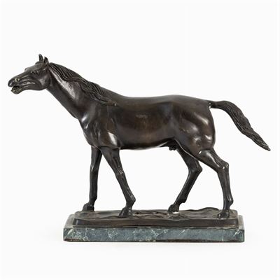 Scultura in Bronzo Patinato