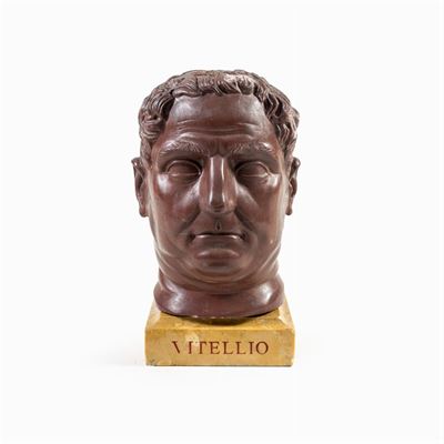 Testa in Marmo Rosso Antico