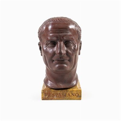 Testa in Marmo Rosso Antico
