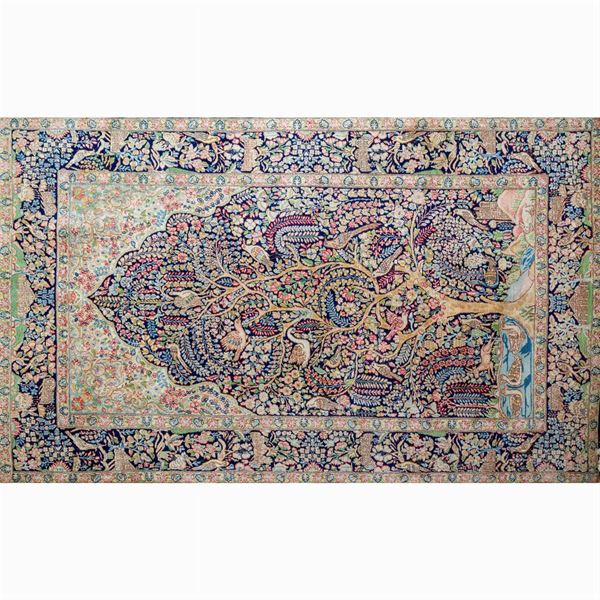 Tappeto orientale Kirman Laver