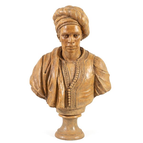 Terracotta portrait bust  (20th century)  - Auction Old Master Paintings, Furniture, Sculpture and Works of Art - Colasanti Casa d'Aste