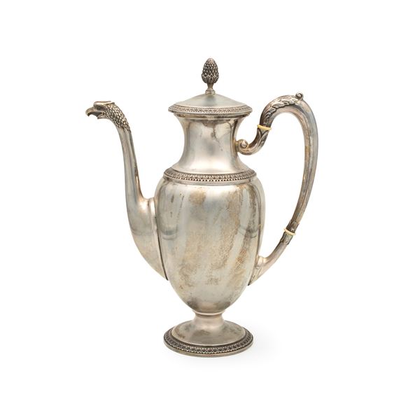 Silver coffee pot  (Italy, 20th century)  - Auction Fine Silver and the Art of the Table - Colasanti Casa d'Aste