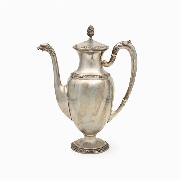 Silver coffee pot