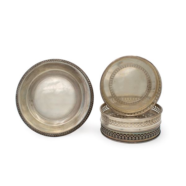 Group of silver objects (4)  (Italy, 20th century)  - Auction Fine Silver and the Art of the Table - Colasanti Casa d'Aste