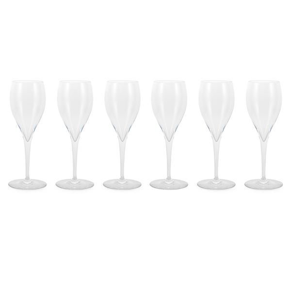 Baccarat, set of chalice glasses (6)  (France, 20th century)  - Auction Fine Silver and the Art of the Table - Colasanti Casa d'Aste