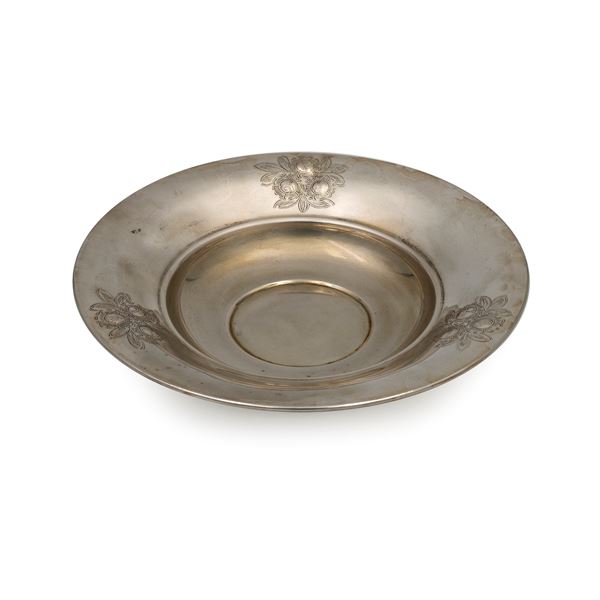 Tiffany & co., circular silver centerpiece