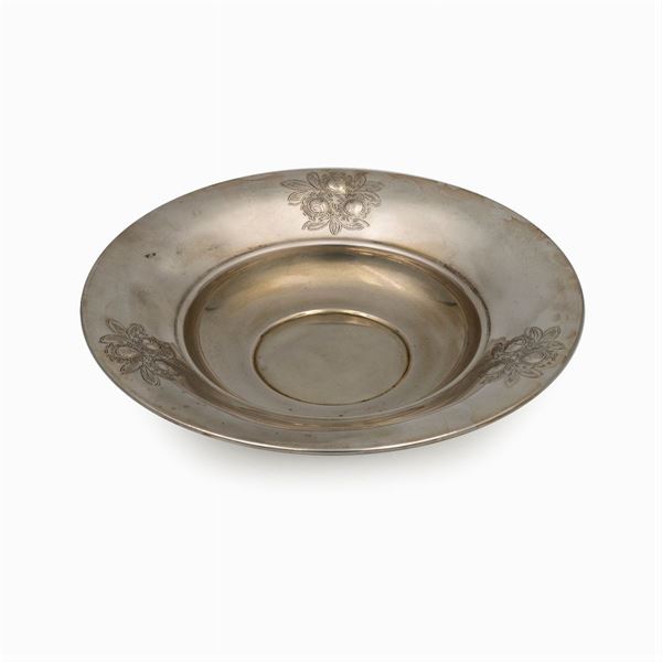 Tiffany & co., circular silver centerpiece
