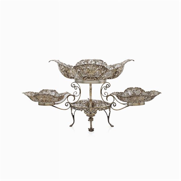 Epergne in argento