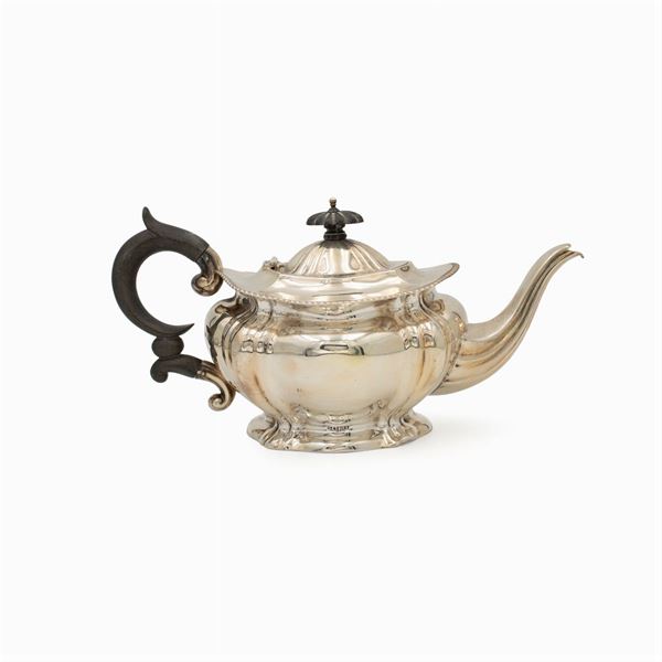 Silver teapot