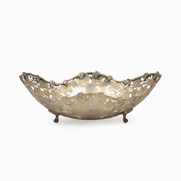 Silver coin basket