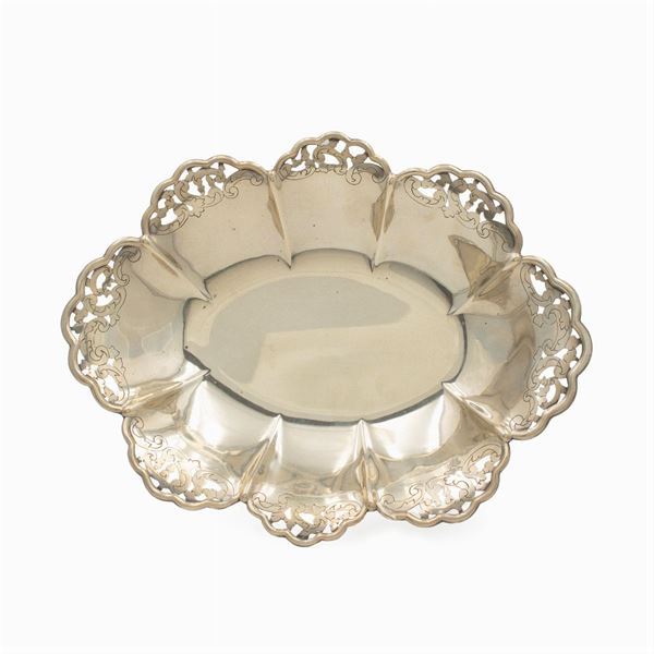 Silver coin basket