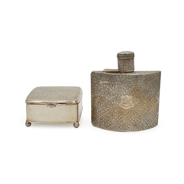 Group of silver objects (2)  (England, 20th century)  - Auction Fine Silver and the Art of the Table - Colasanti Casa d'Aste