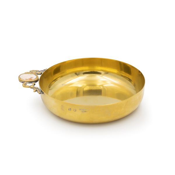Vermeil silver pan  (Italy, 20th century)  - Auction Fine Silver and the Art of the Table - Colasanti Casa d'Aste