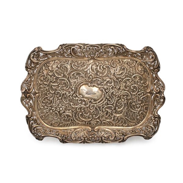 Small silver tray  (Birmingham, 1898)  - Auction Fine Silver and the Art of the Table - Colasanti Casa d'Aste