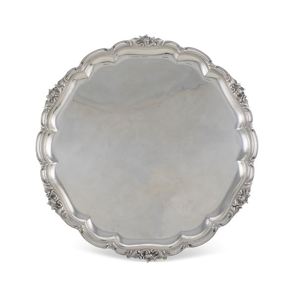 Salver in argento  (Londra, 1799)  - Asta Argenti e l'Arte della Tavola - Colasanti Casa d'Aste
