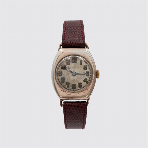 Orologio vintage da polso in metallo dorato