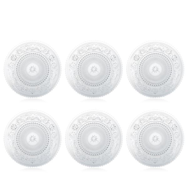 Baccarat, set of 12 cut crystal dessert plates  (France, 20th century)  - Auction Fine Silver and the Art of the Table - Colasanti Casa d'Aste