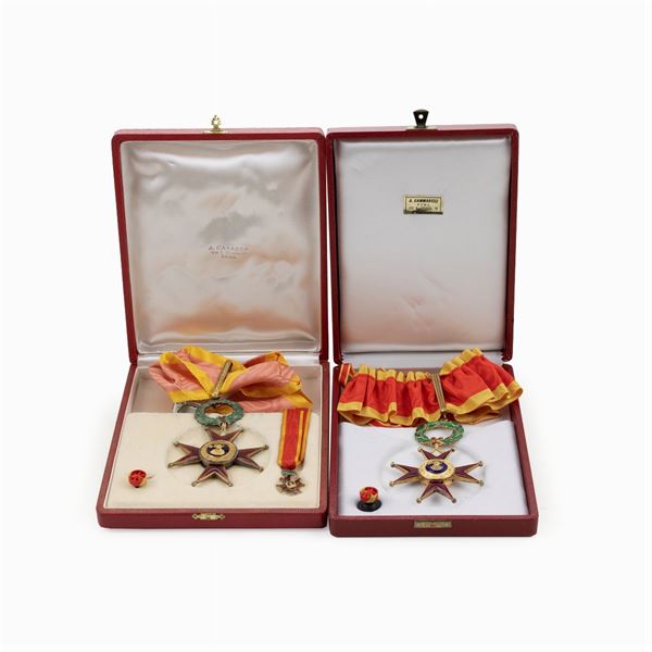Two honors from the Ordine di San Gregorio Magno