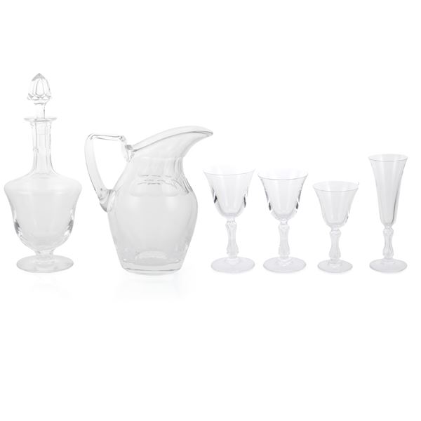 St. Louis, part of glass service (34)  (France, 20th century)  - Auction Fine Silver and the Art of the Table - Colasanti Casa d'Aste