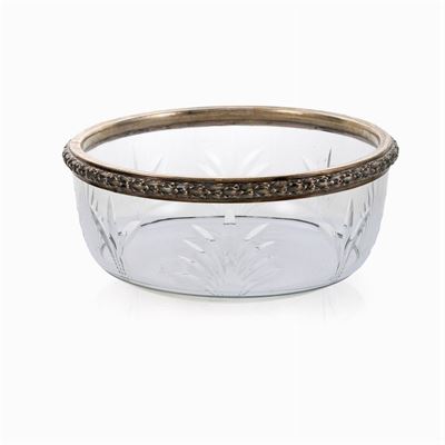 Bowl in Vetro e Argento
