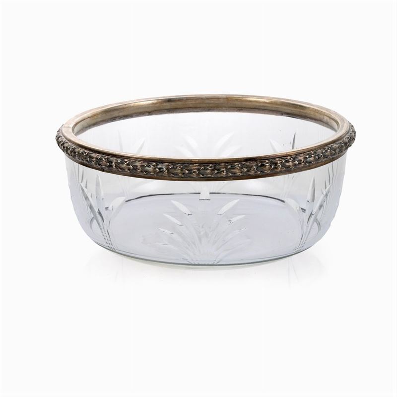 Bowl in Vetro e Argento