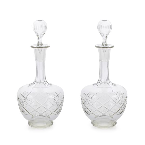 Pair of wine bottles