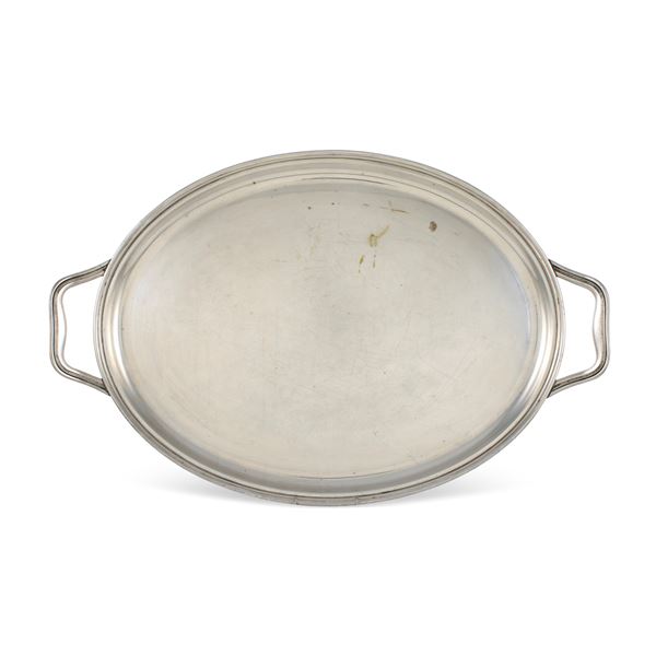 Two-handled Silver tray